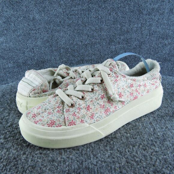 ROXY Women's Rae Sneaker Pink Textile Size 5.5M Gently Used 2025 - Picture 1 of 6